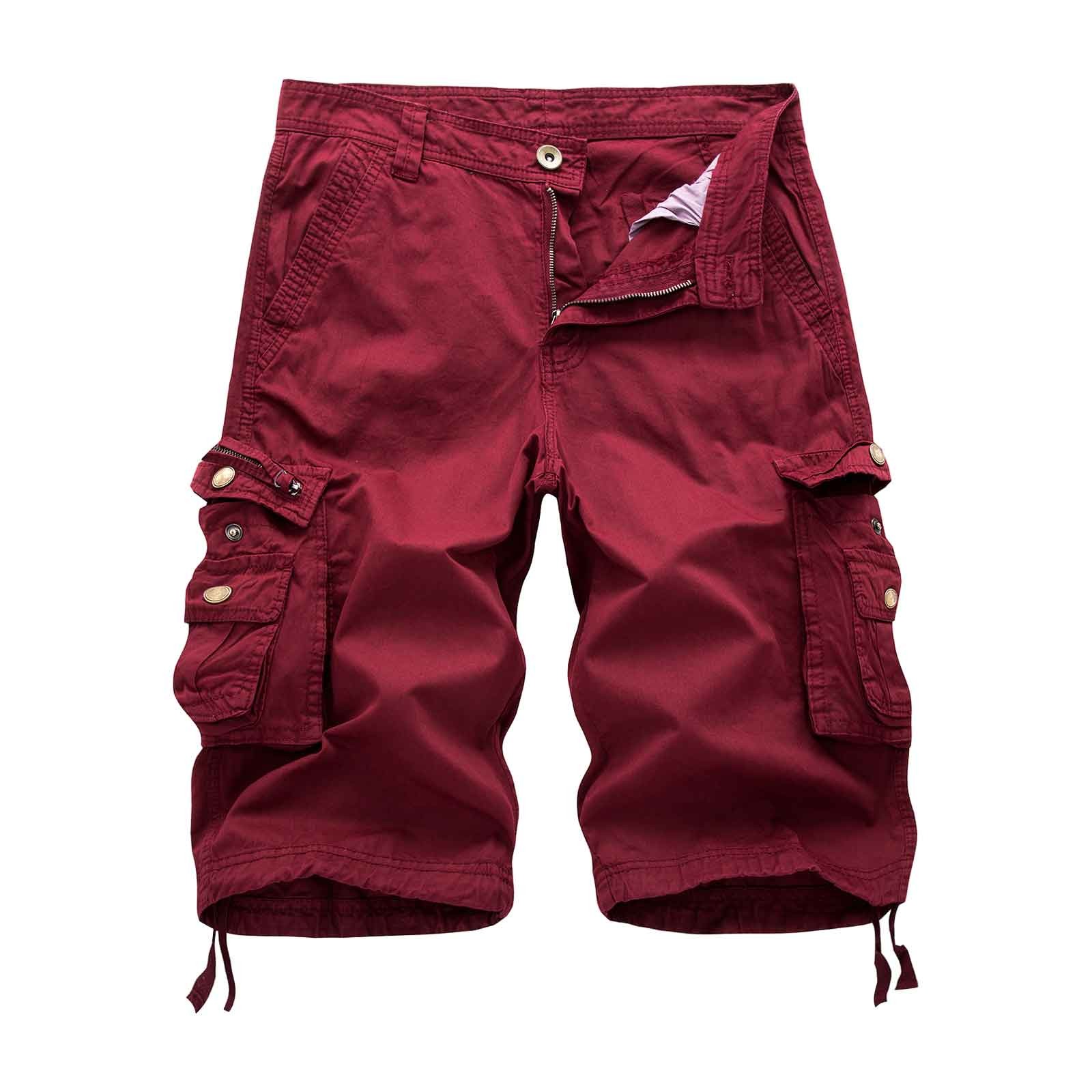 thumbnail image 4 of Pantalones cortos cargo informales de estilo mecánico para hombre - Pantalones holgados de 5 puntos, playa/fiesta - Todas las estaciones (S-XXXL), 4 of 4